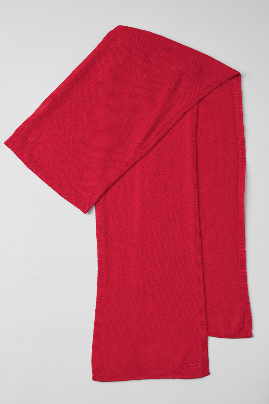 Cashmere Light Frosted Scarf - Red Ribbon image 2
