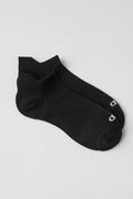 Unisex Performance Tab Sock - Black/Titanium image 1