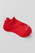 Unisex Performance Tab Sock - Bright Red image 1