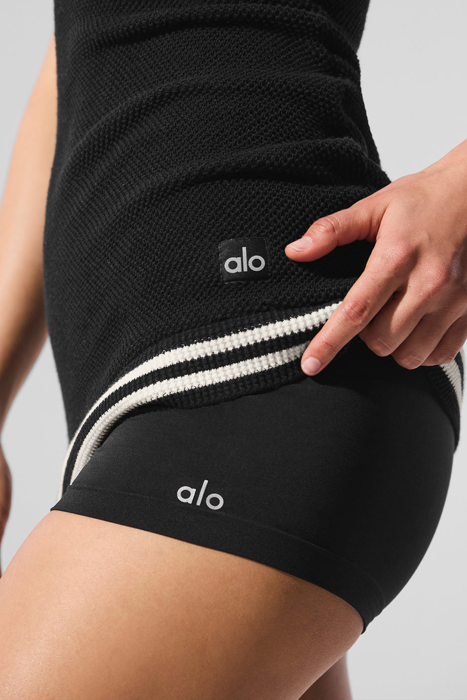 Sheer Glow Boyshort - Black image 6