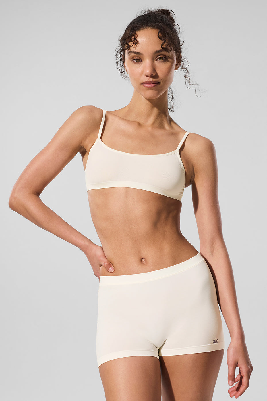 Sheer Glow Boyshort - Ivory image 1