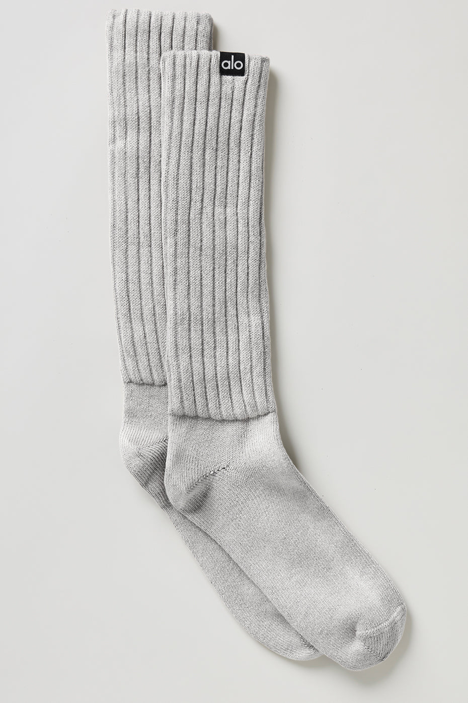 Unisex Washed Scrunch Sock - Hazy Grey Wash image 1