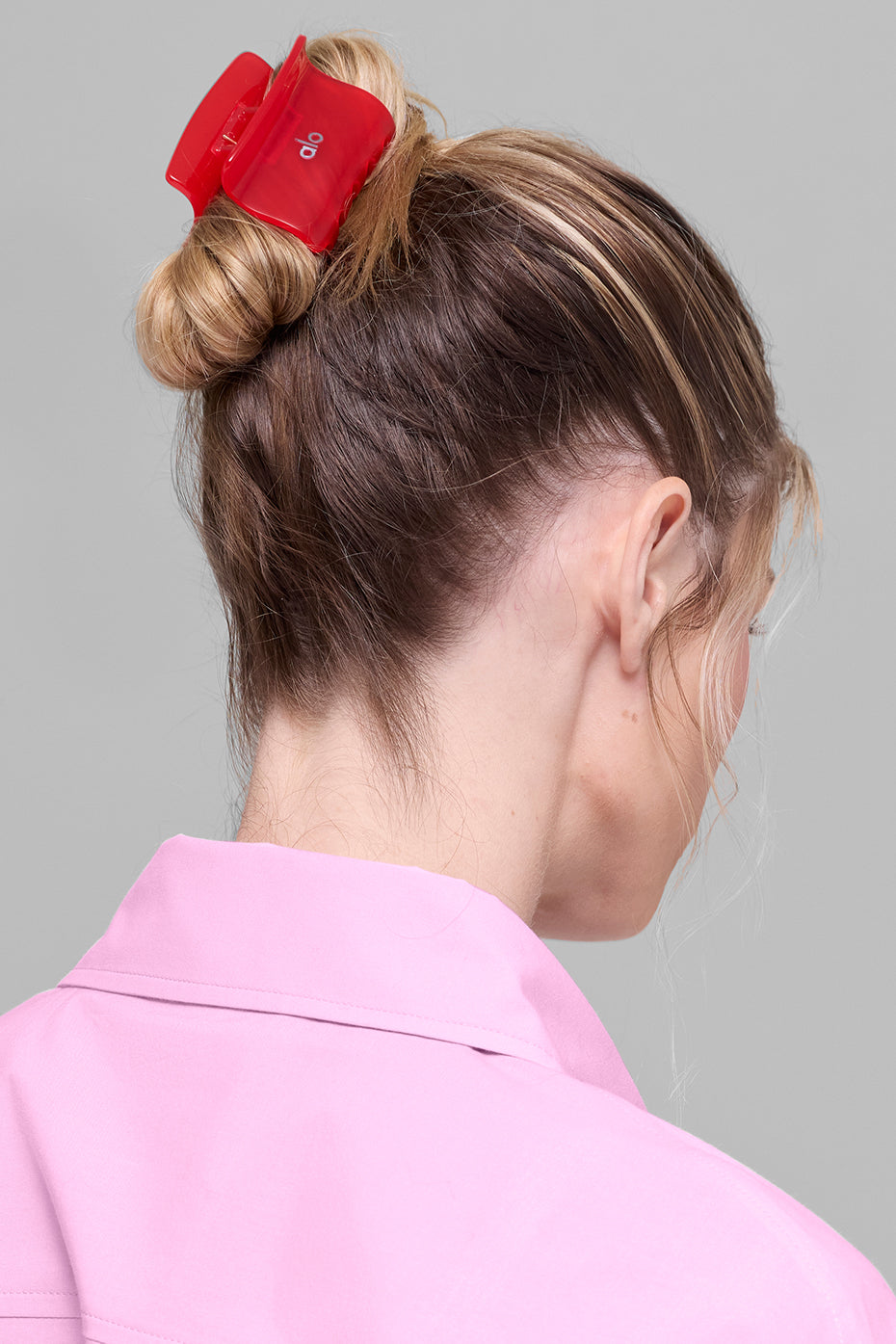 Effortless Claw Clip (2-Pack) - Candy Heart Pink/Bright Red image 4