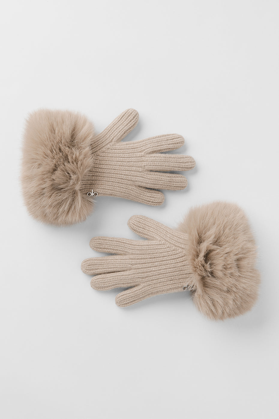 Courchevel Cashmere Gloves - Oat Heather image 1