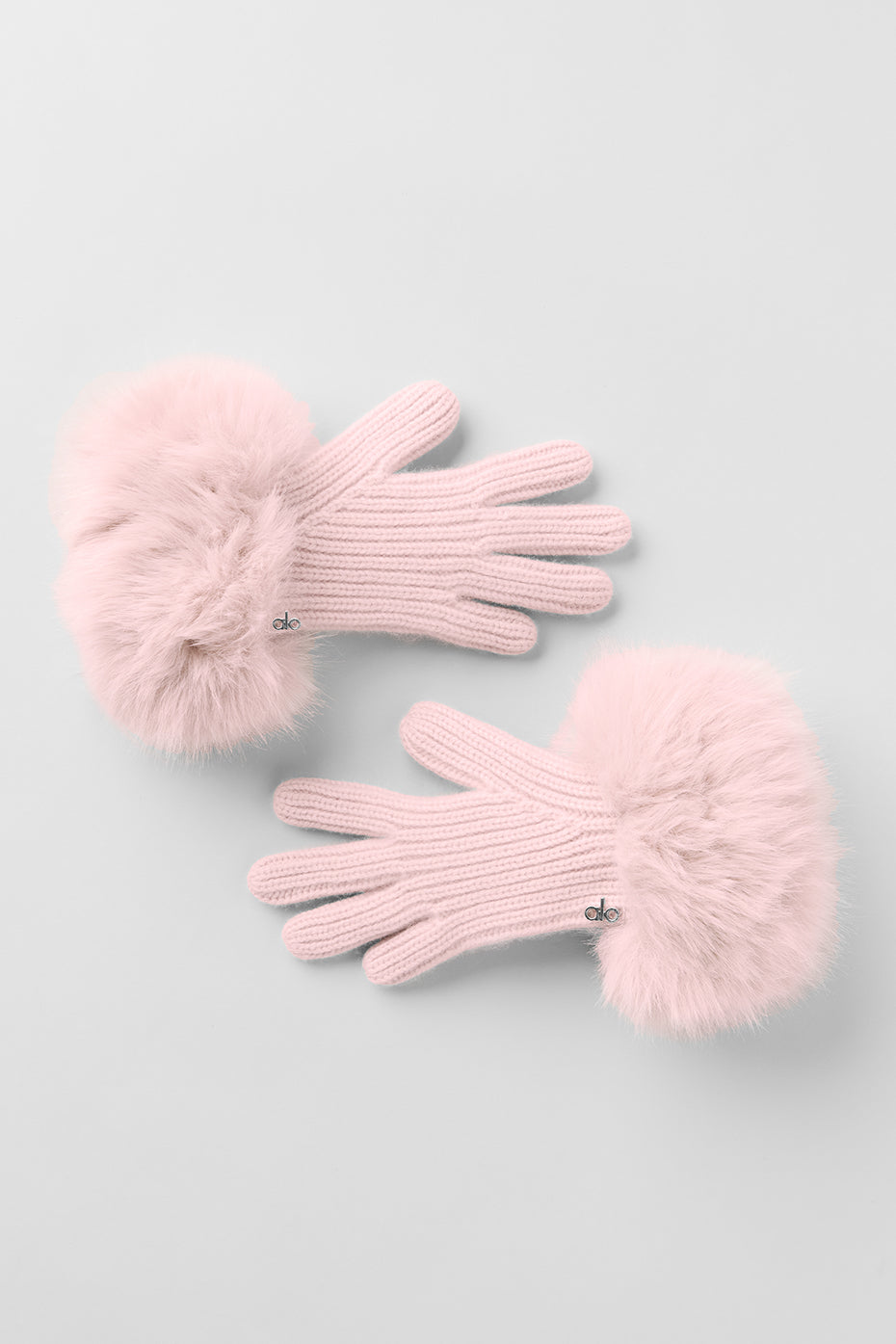 Courchevel Cashmere Gloves - Frosted Pink image 2
