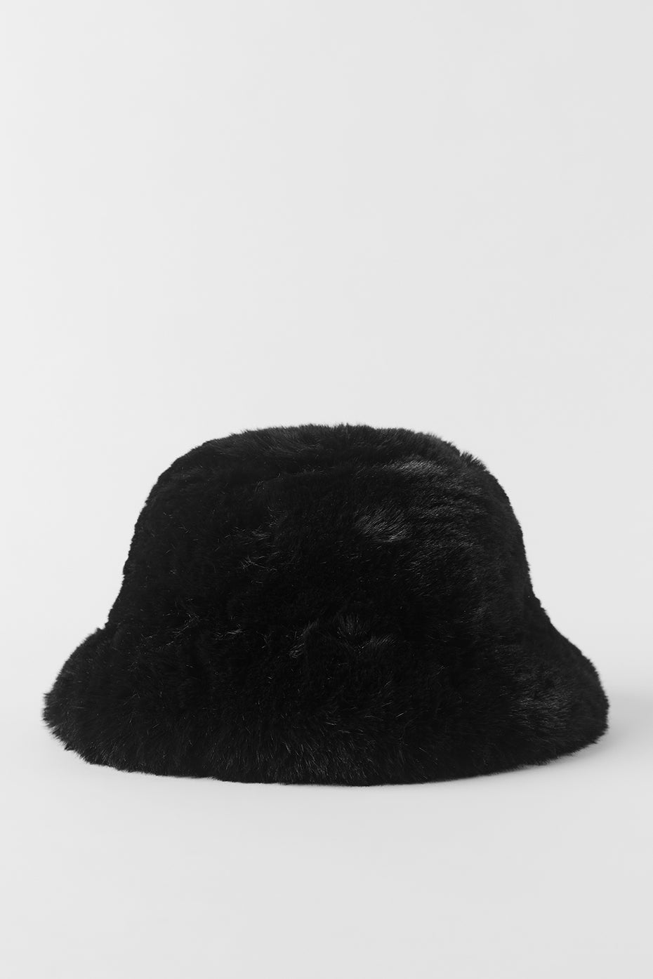 Faux Fur Starstruck Bucket Hat - Black image 2