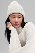 Cable Knit Winter Bliss Beanie - Ivory image 1