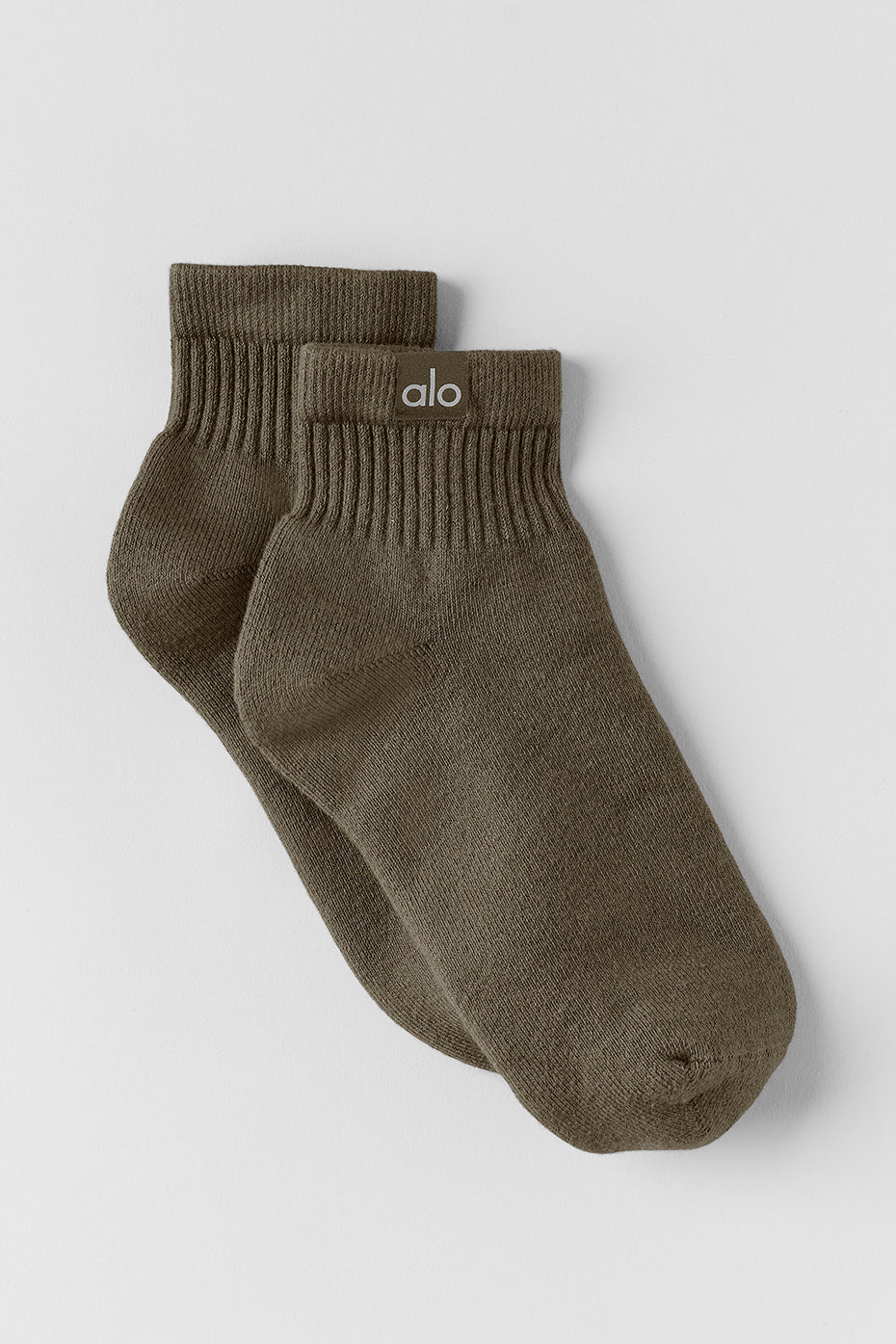 Quarter Crew Street Sock - Olive Tree image 1