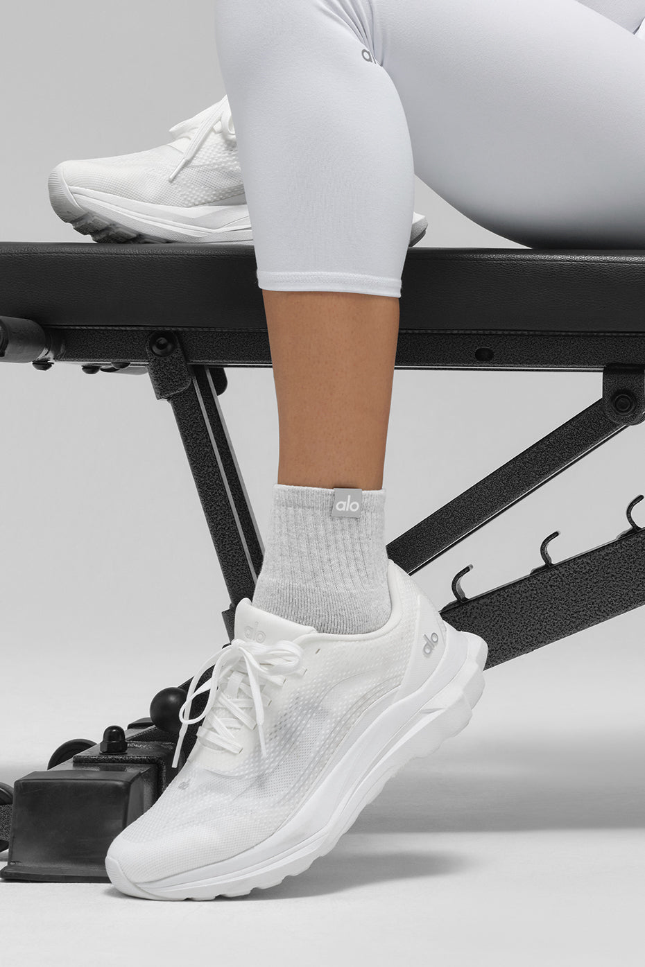 Quarter Crew Street Sock - Athletic Heather Grey image 2