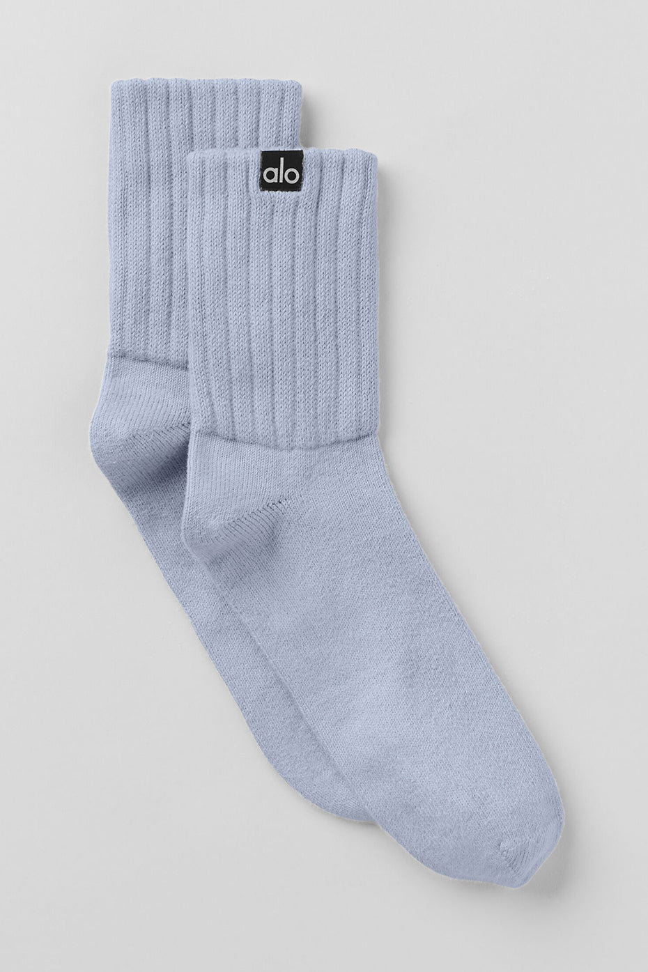 Unisex Half-Crew Scrunch Sock - Winter Frost image 1