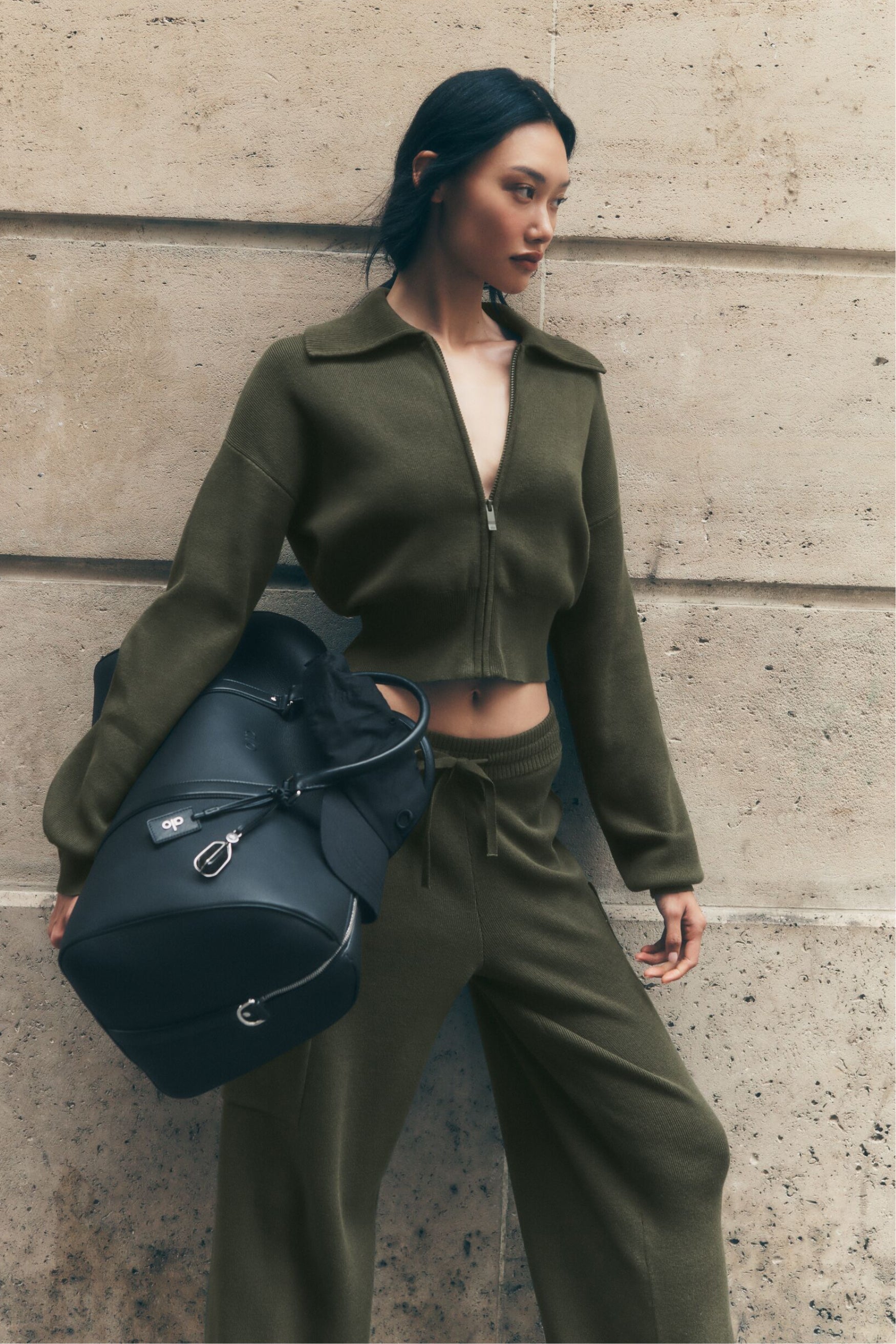 ALO Voyage Duffle - Black Leather image 1