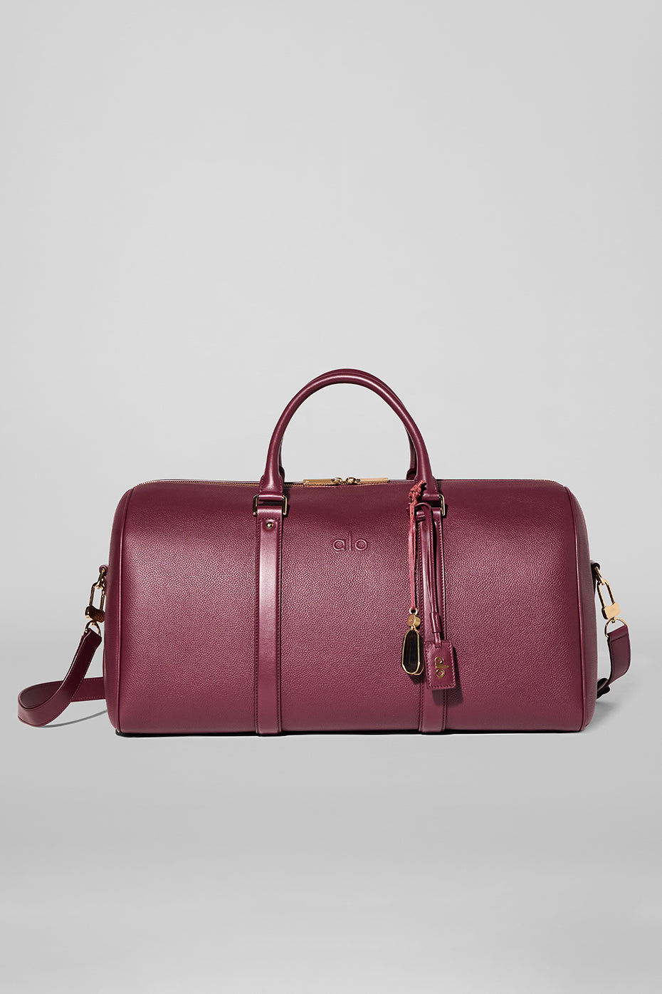 ALO Voyage Duffle - Bordeaux Leather image 2