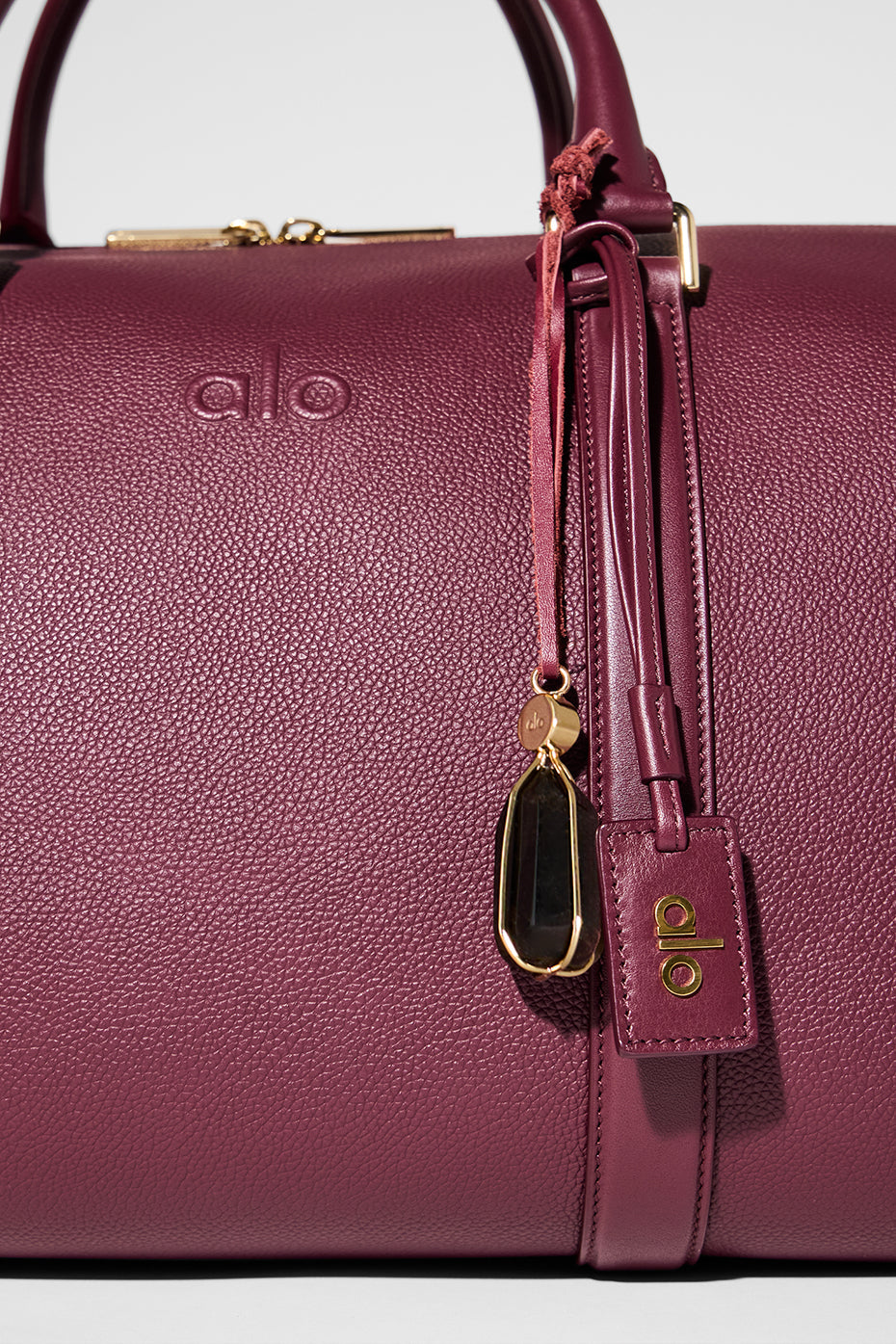 ALO Voyage Duffle - Bordeaux Leather image 5
