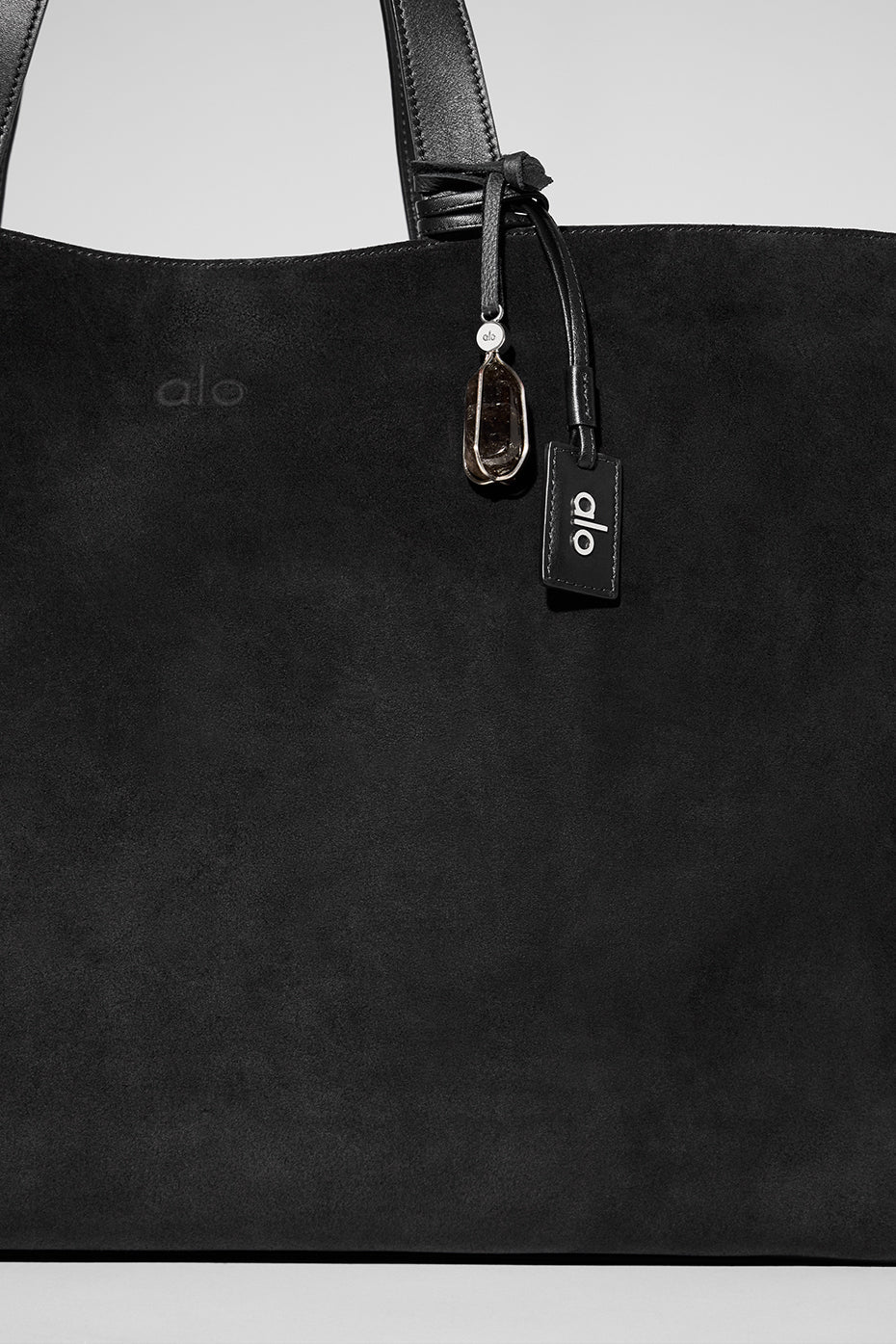 ALO Tranquility Tote - Black Suede image 5