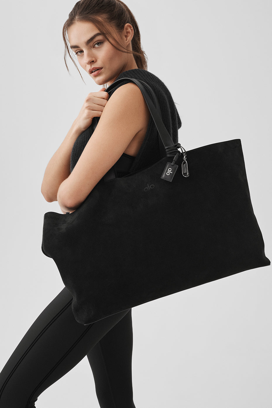 ALO Tranquility Tote - Espresso Suede image 7