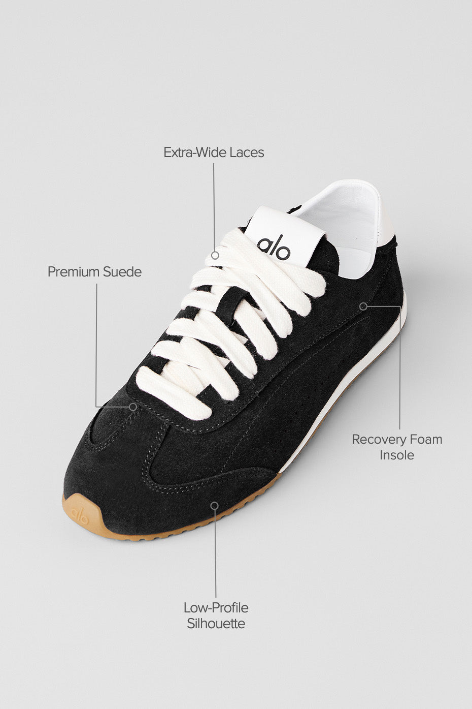 ALO Sunset Sneaker - Black image 2