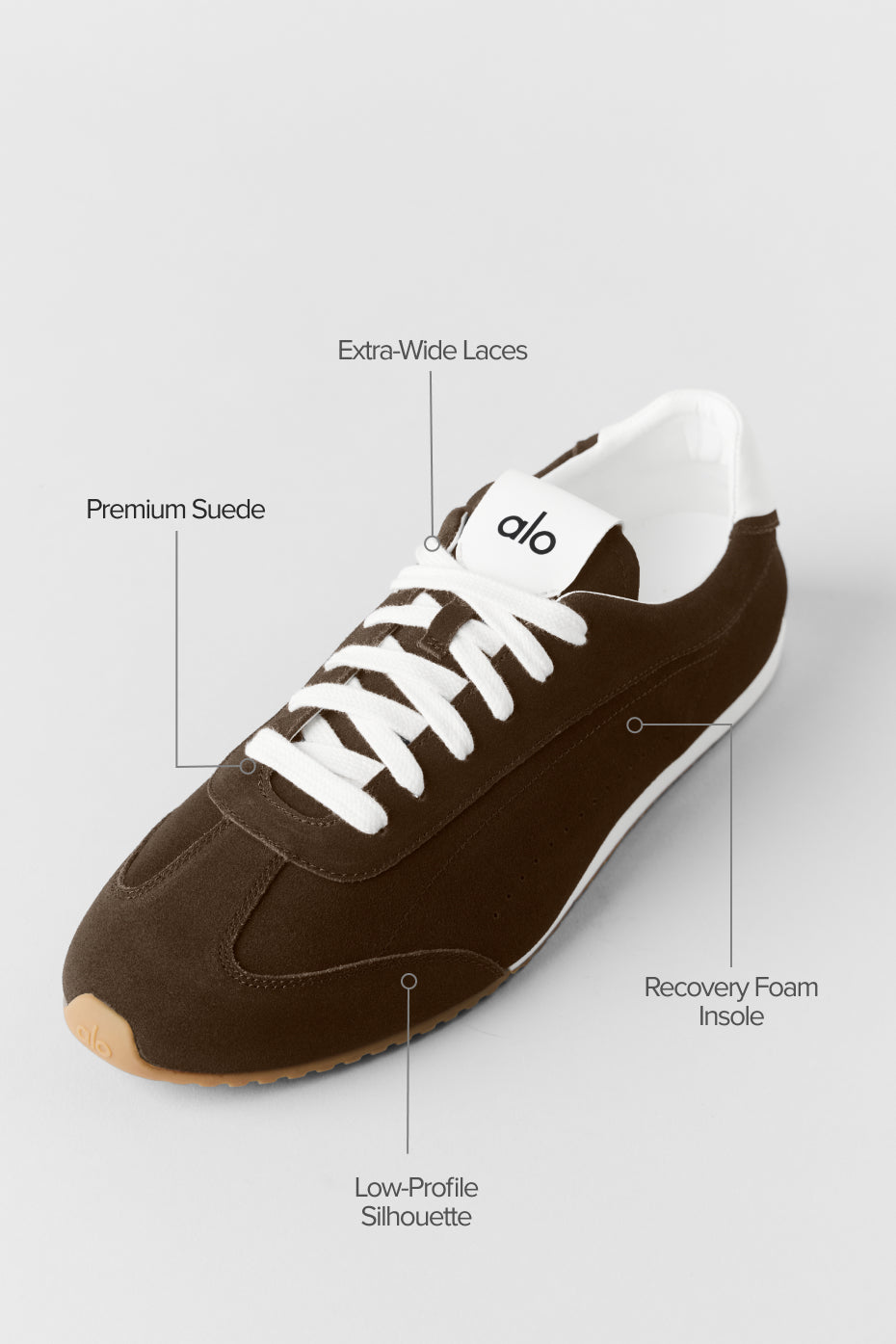 ALO Sunset Sneaker - Espresso image 2