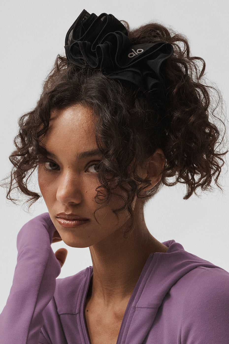 Mesh Sweet Nothing Oversize Scrunchie - Black image 1