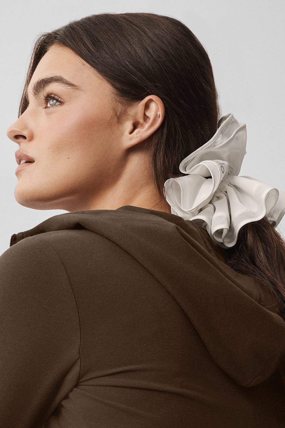 Mesh Sweet Nothing Oversize Scrunchie - Ivory image 1