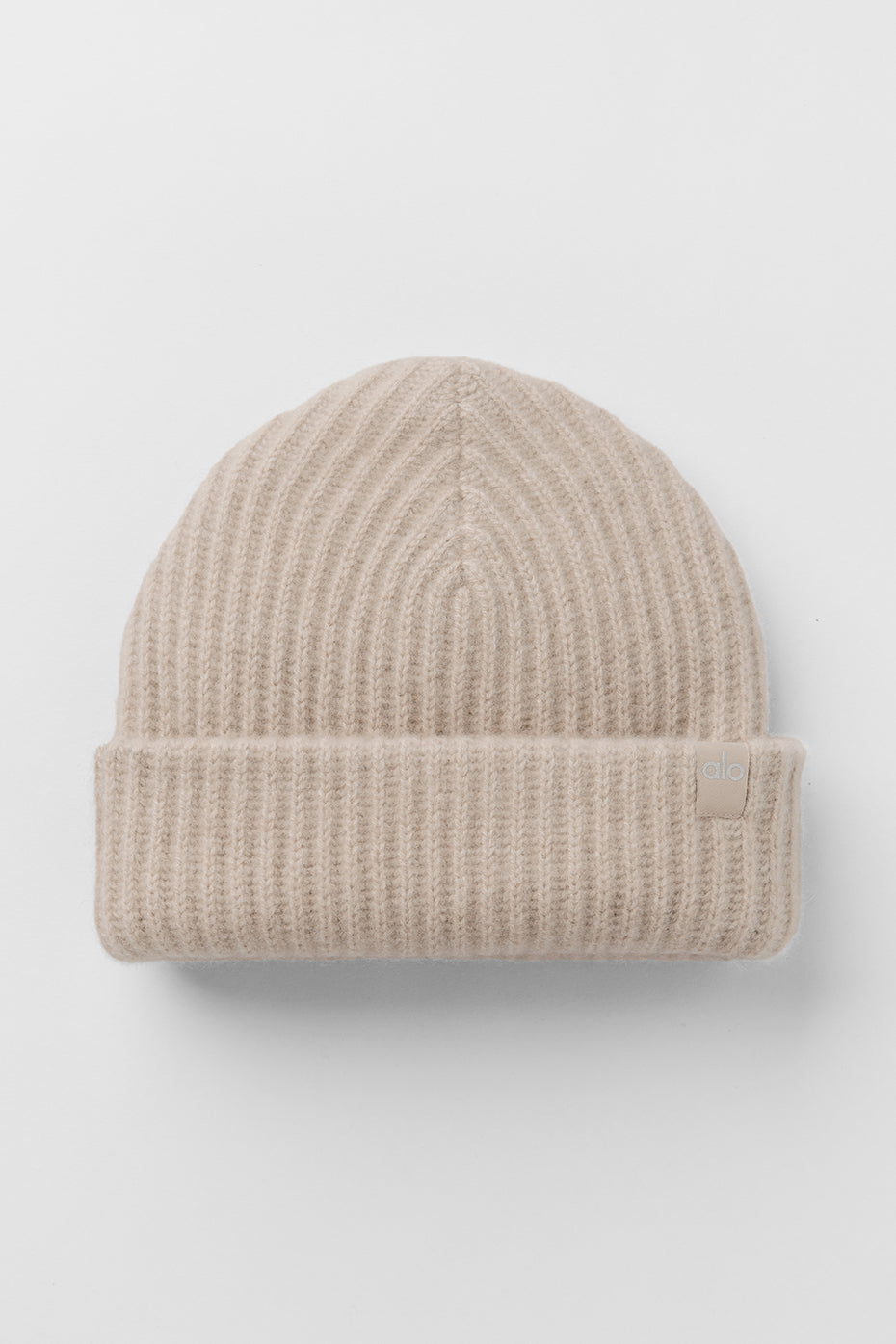 Courchevel Cashmere Beanie - Oat Heather image 2