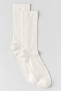 Cashmere Mesh Sock - Ivory image 1