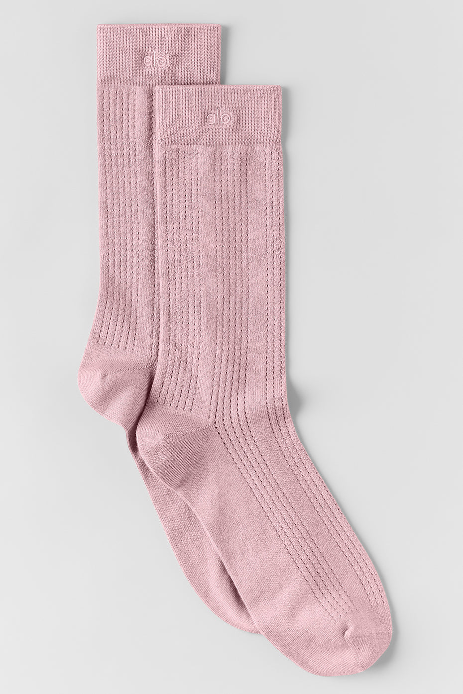 Cashmere Mesh Sock - Vintage Pink image 1