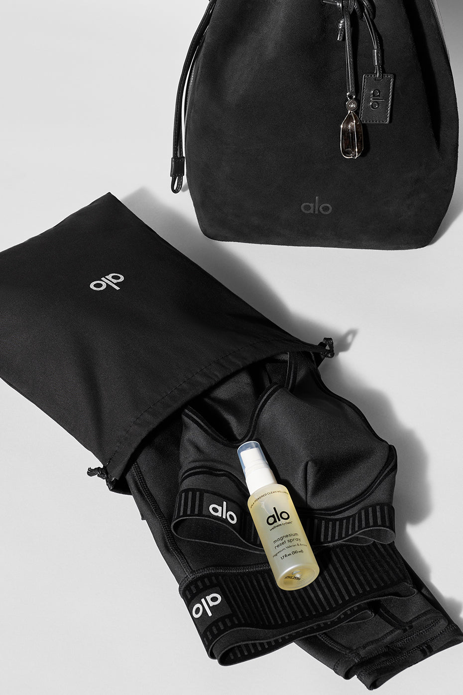 ALO Balance Bucket - Black Suede image 8