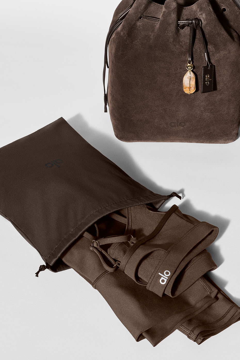 ALO Balance Bucket - Espresso Suede image 8