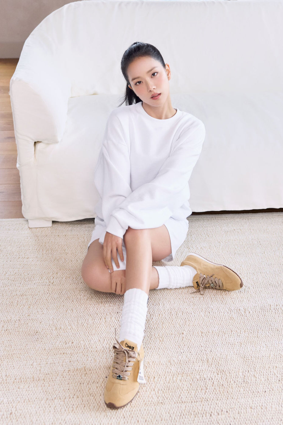 ALO Sunset Sneaker + Jisoo - Caramel Cream image 1
