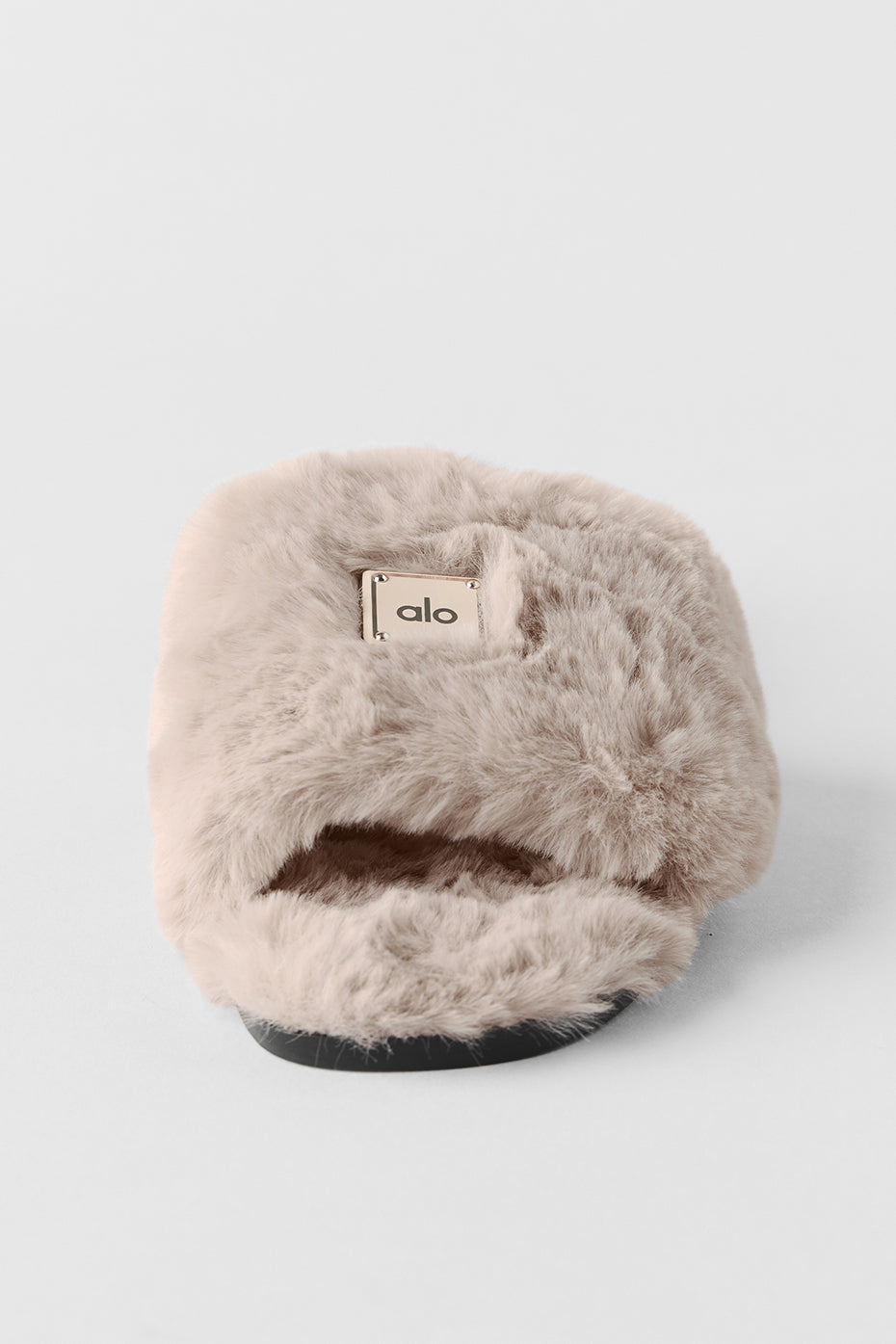 ALO Classico Faux Fur Sandal - Oat image 5