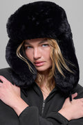 Faux Fur Starstruck Hat - Black image 1
