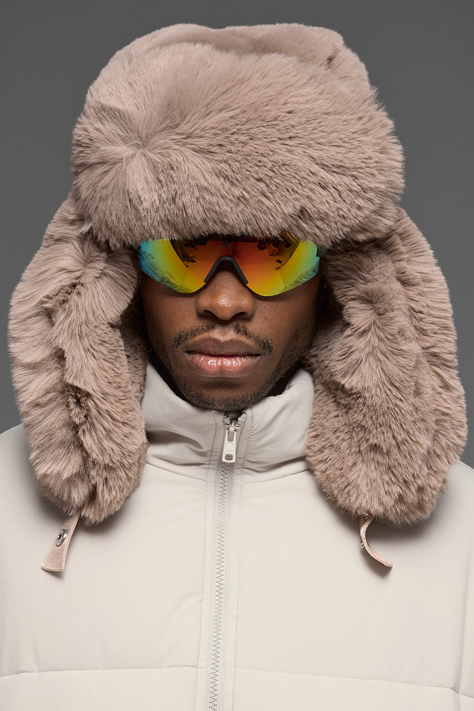 Faux Fur Starstruck Hat - Oat image 1