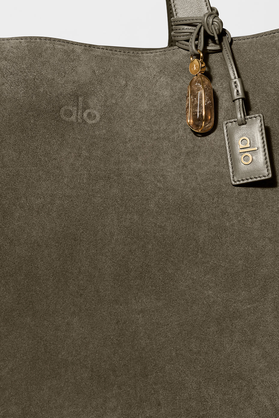 ALO Tranquility Tote - Olive Tree Suede image 5
