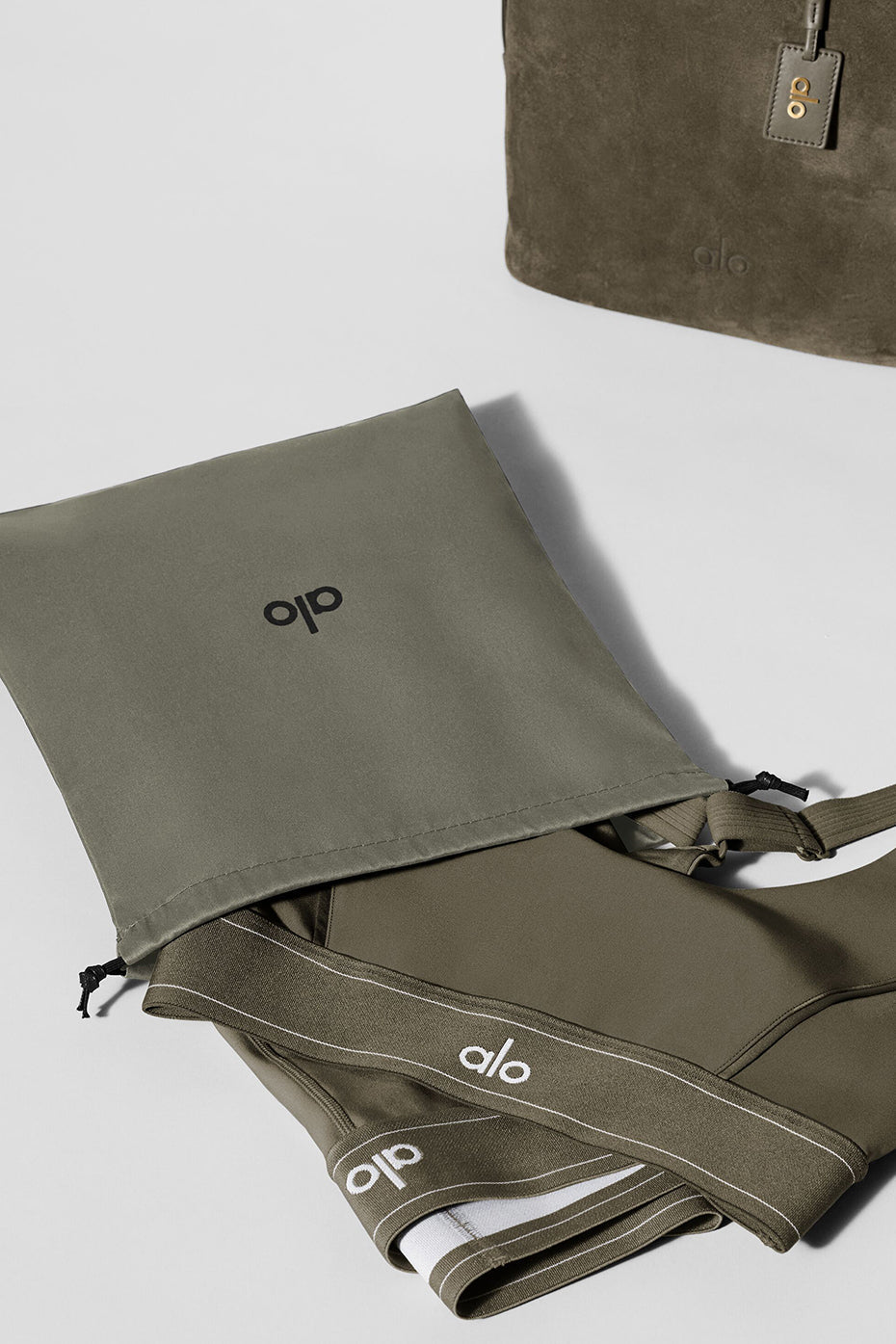 ALO Balance Bucket - Olive Tree Suede image 7