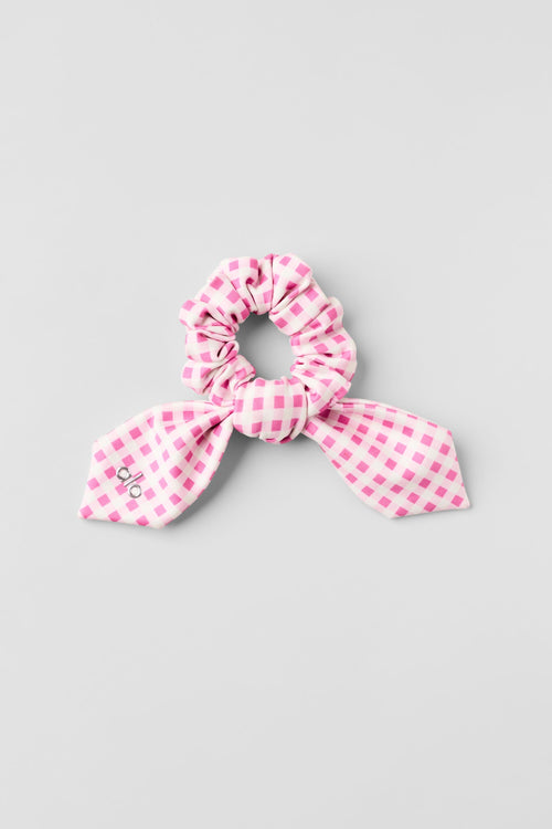 Airlift Gingham Rhythm Scrunchie - Paradise Pink Gingham image 2