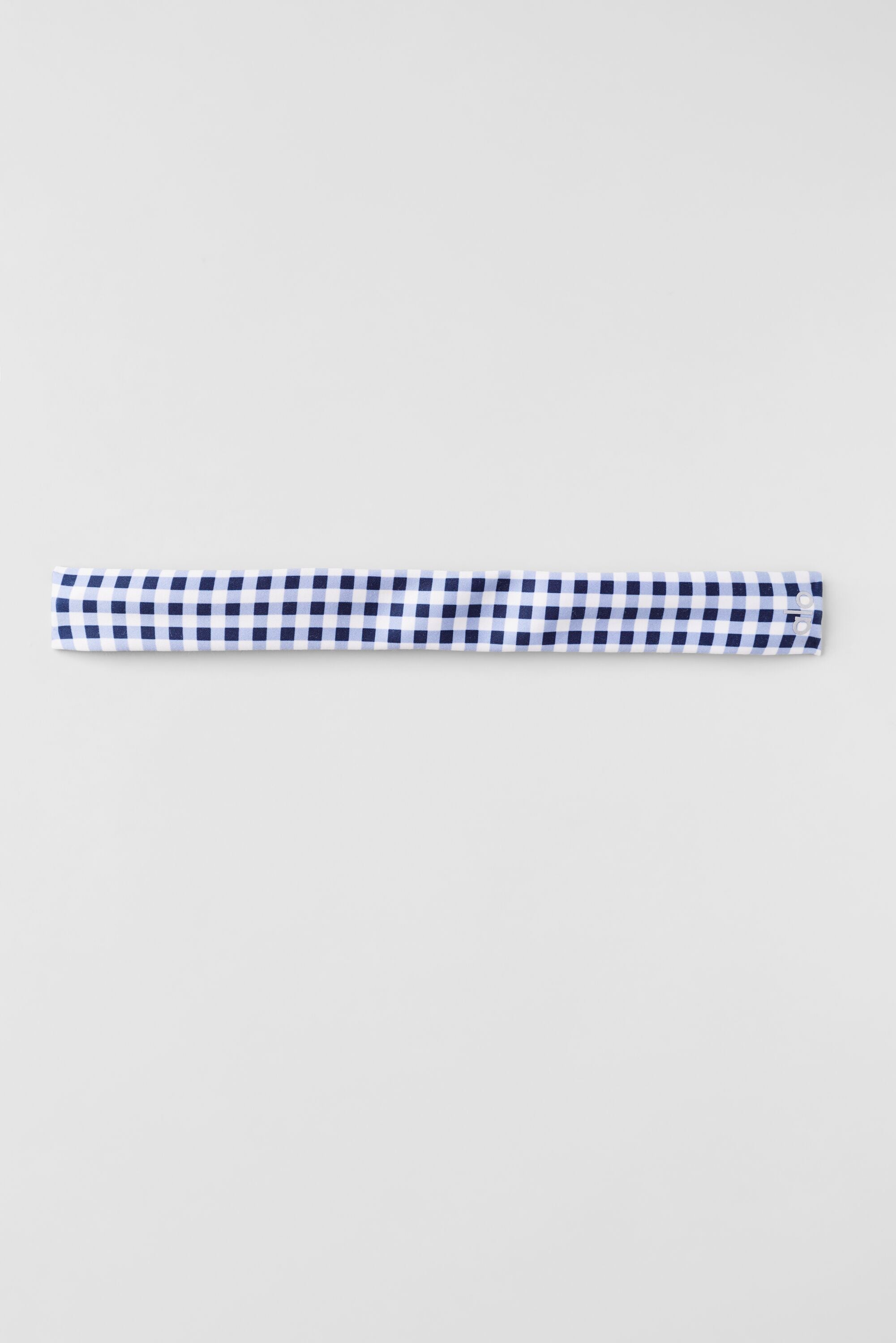 Gingham Airlift So Smooth Headband - Navy Gingham image 2
