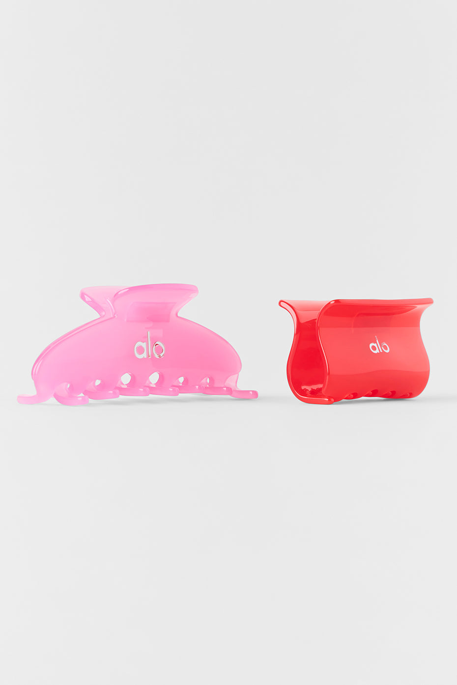 Effortless Claw Clip (2-Pack) - Candy Heart Pink/Bright Red image 3