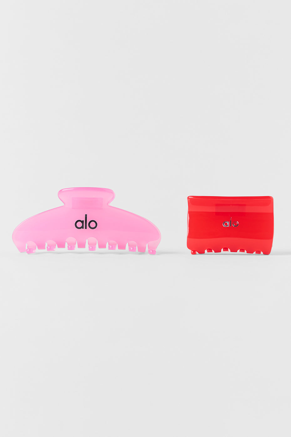 Effortless Claw Clip (2-Pack) - Candy Heart Pink/Bright Red image 1