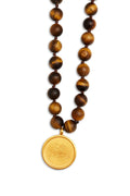 Tiger’s Eye Mala Necklace image 1