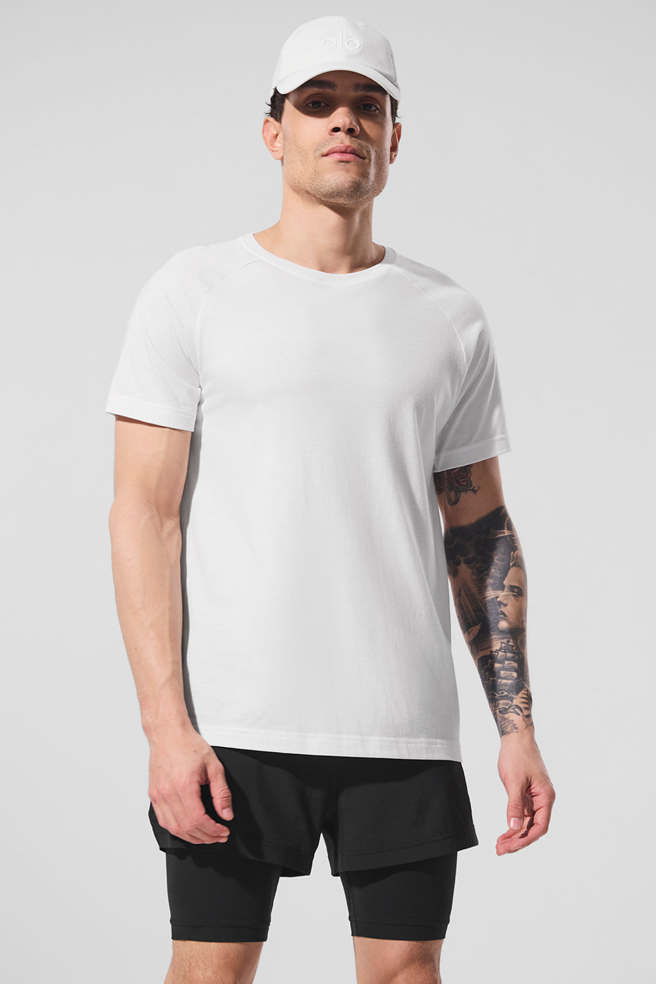 Triumph Raglan Tee - White image 1
