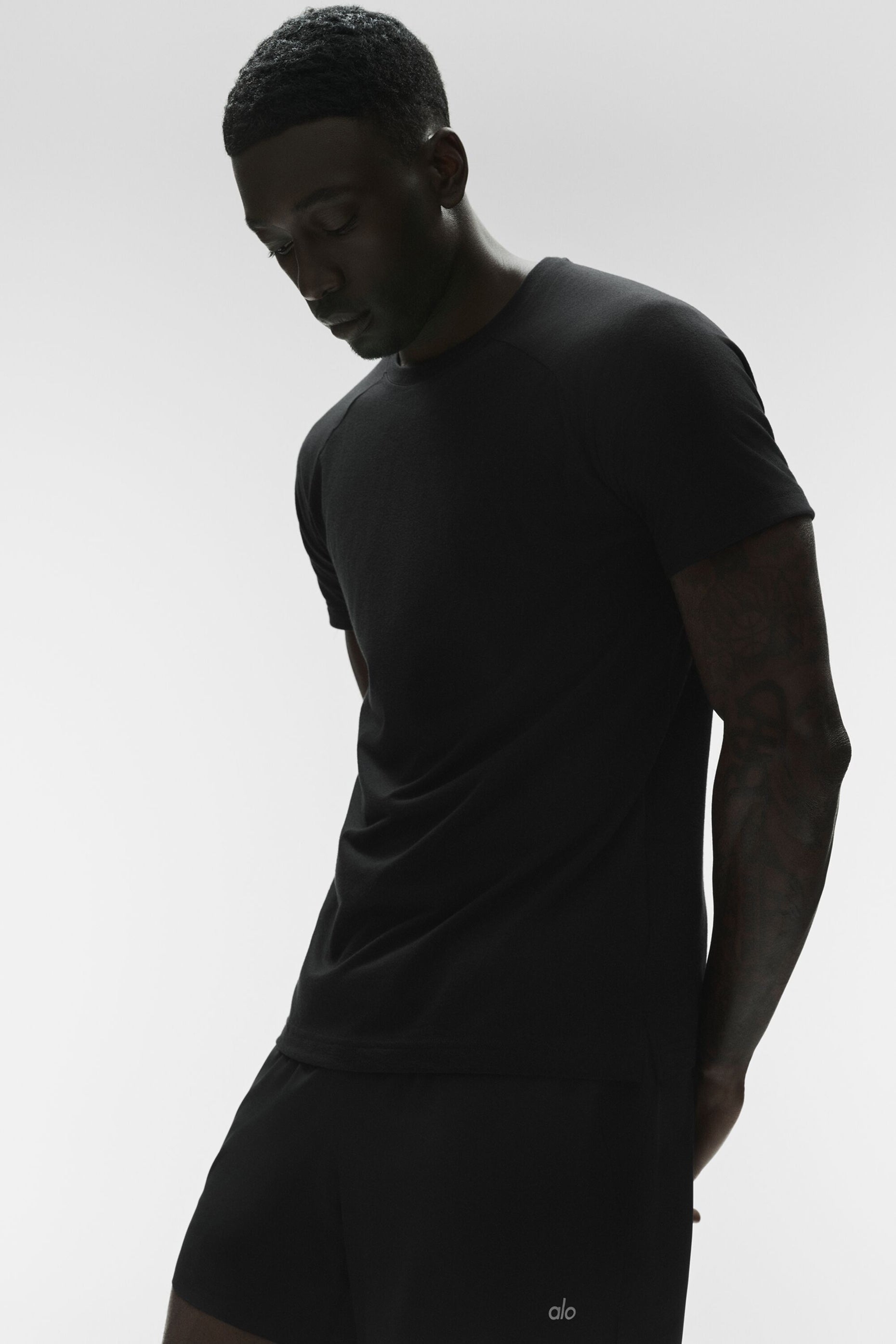Triumph Raglan Tee - Black image 1