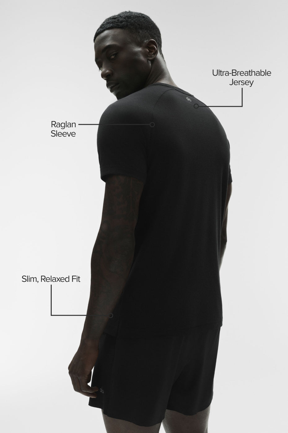 Triumph Raglan Tee - Black image 2