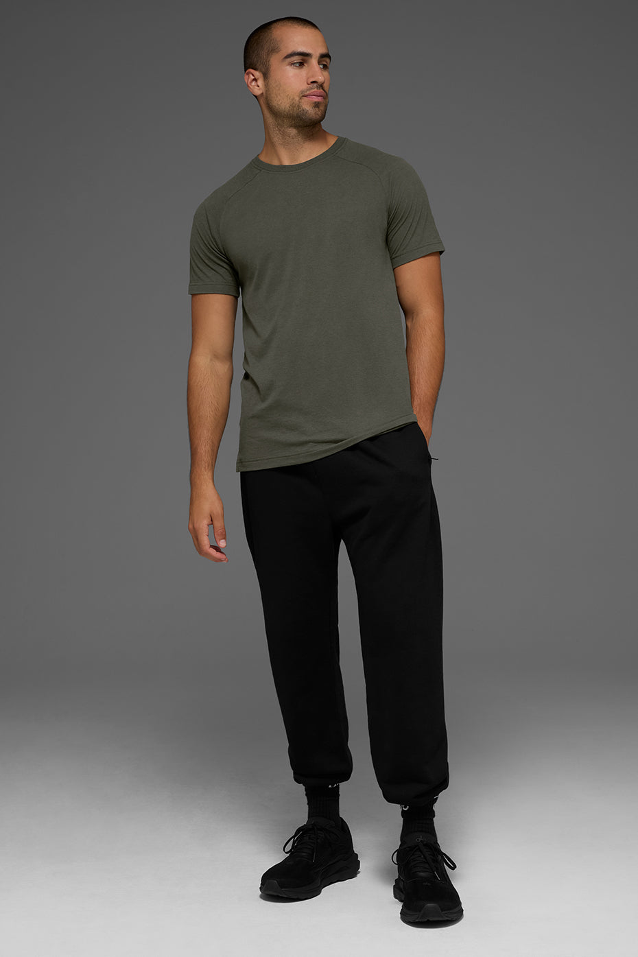 Triumph Raglan Tee - Stealth Green image 5