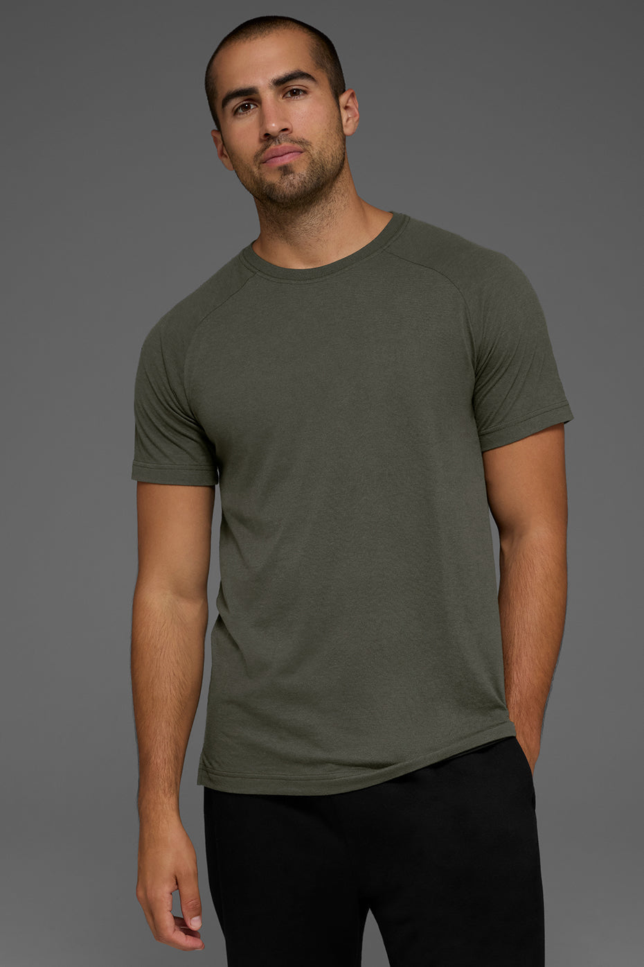 Triumph Raglan Tee - Stealth Green image 1