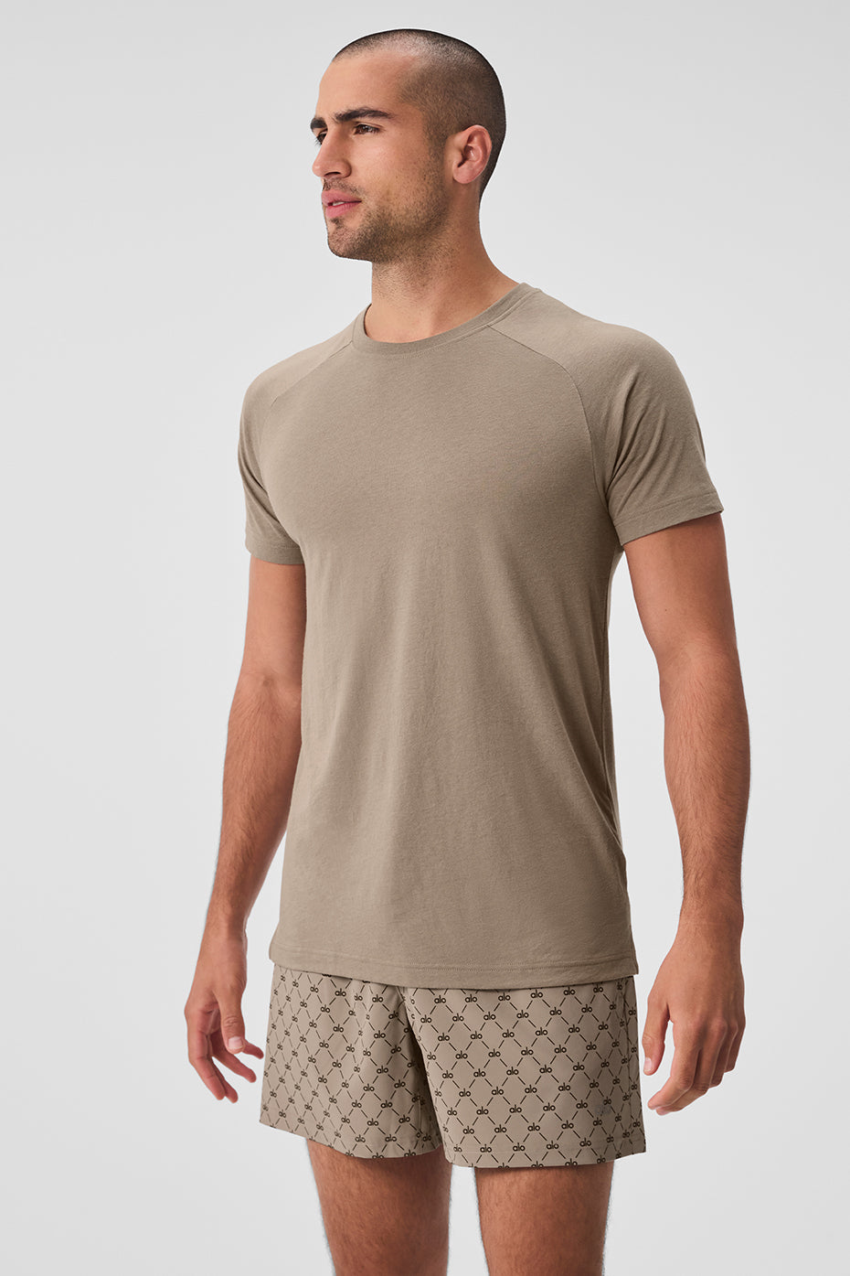 Triumph Raglan Tee - Gravel image 1