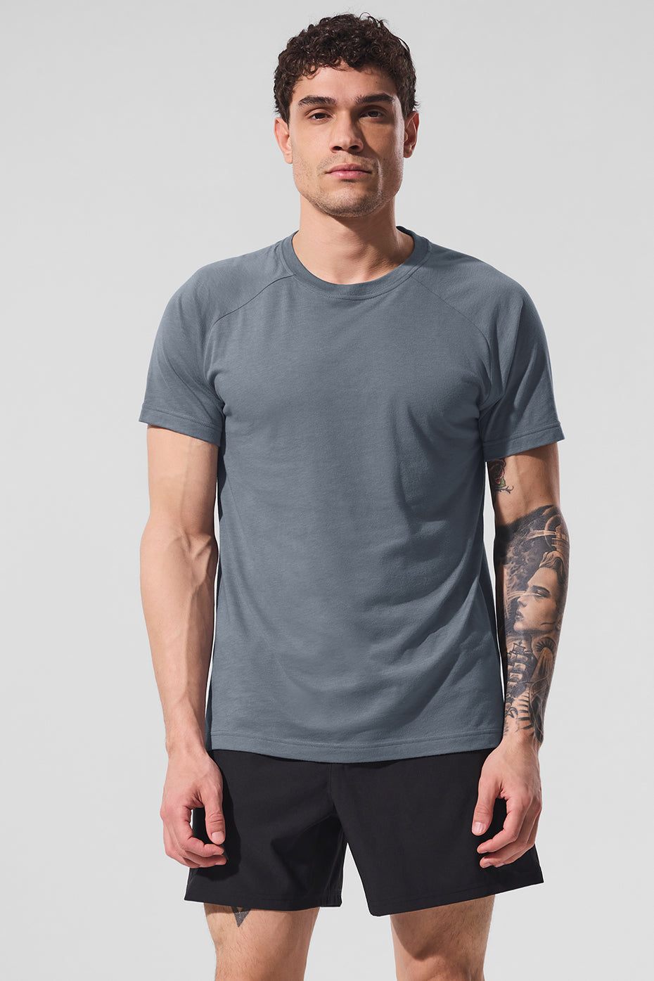 Triumph Raglan Tee - Steel Grey image 1