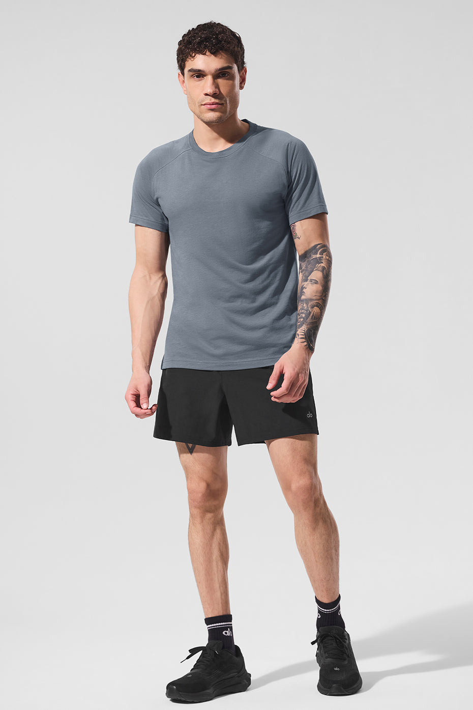 Triumph Raglan Tee - Steel Grey image 4