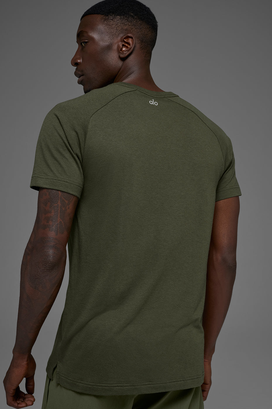 Triumph Raglan Tee - Green Olive image 4