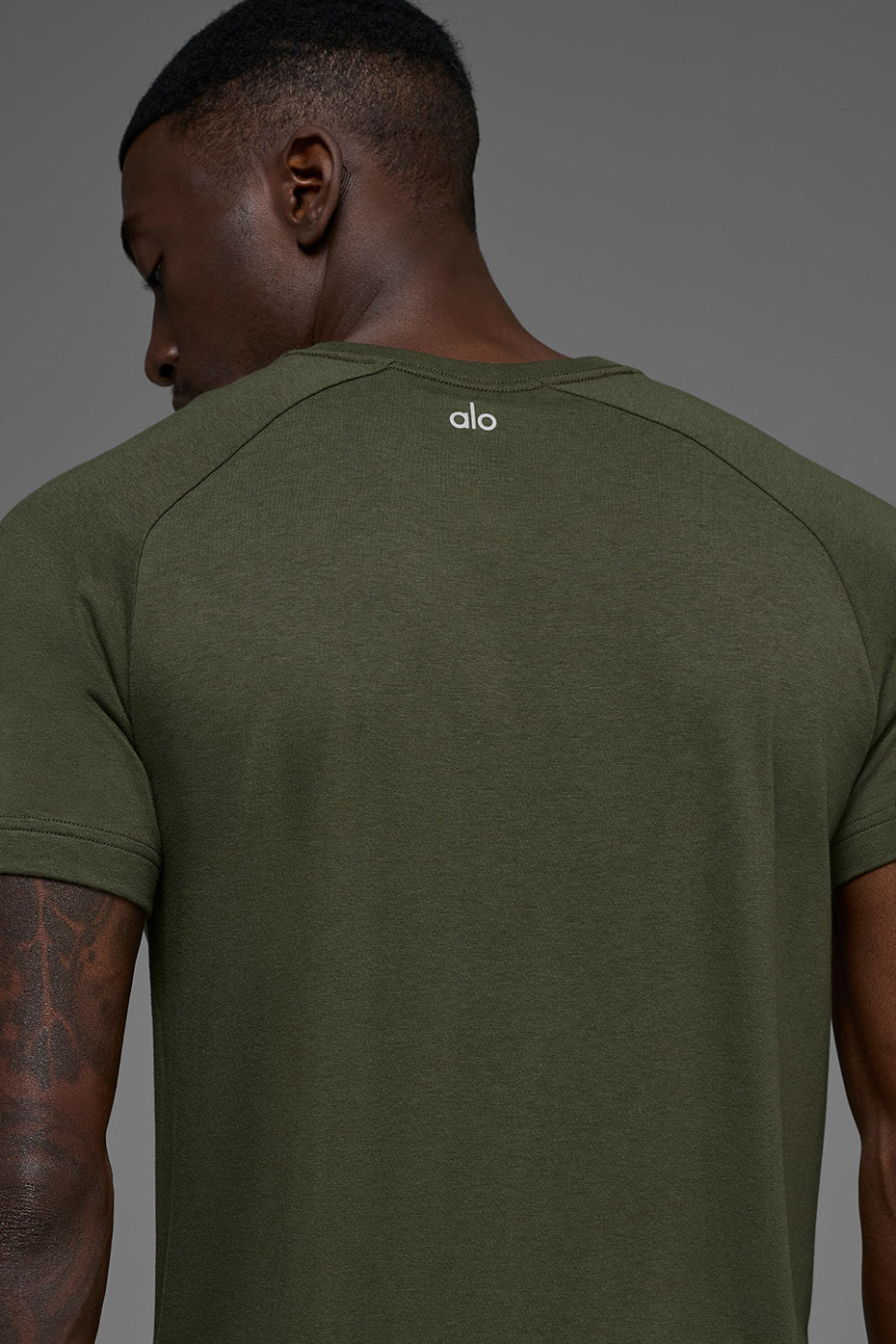Triumph Raglan Tee - Green Olive image 2