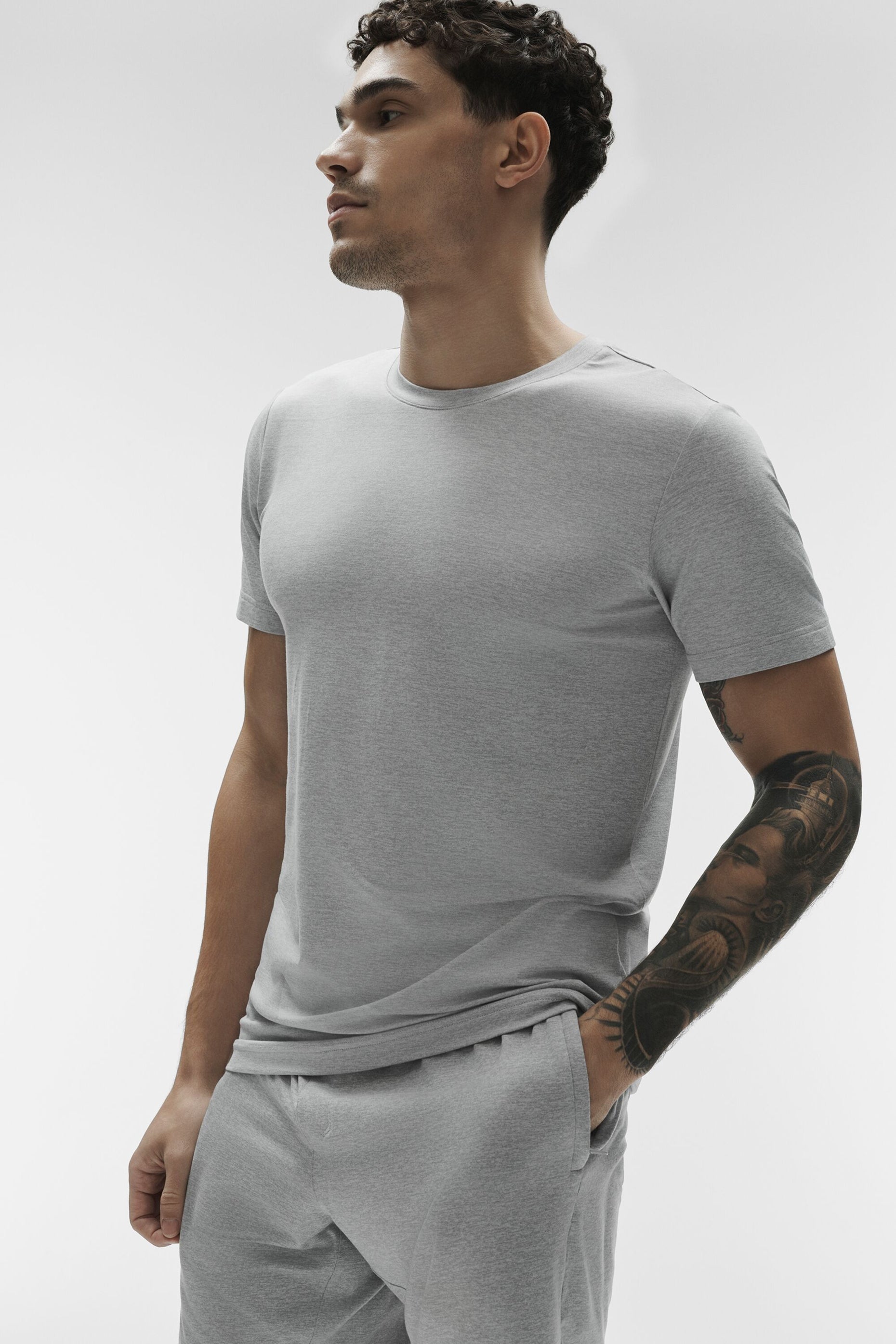 Conquer Reform Crewneck Short Sleeve - Athletic Heather Grey image 2